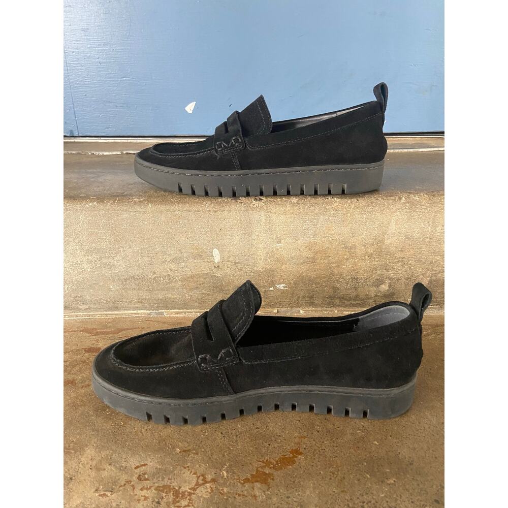 Vionic Uptown black suede slip on loafer - Picture 3 of 7